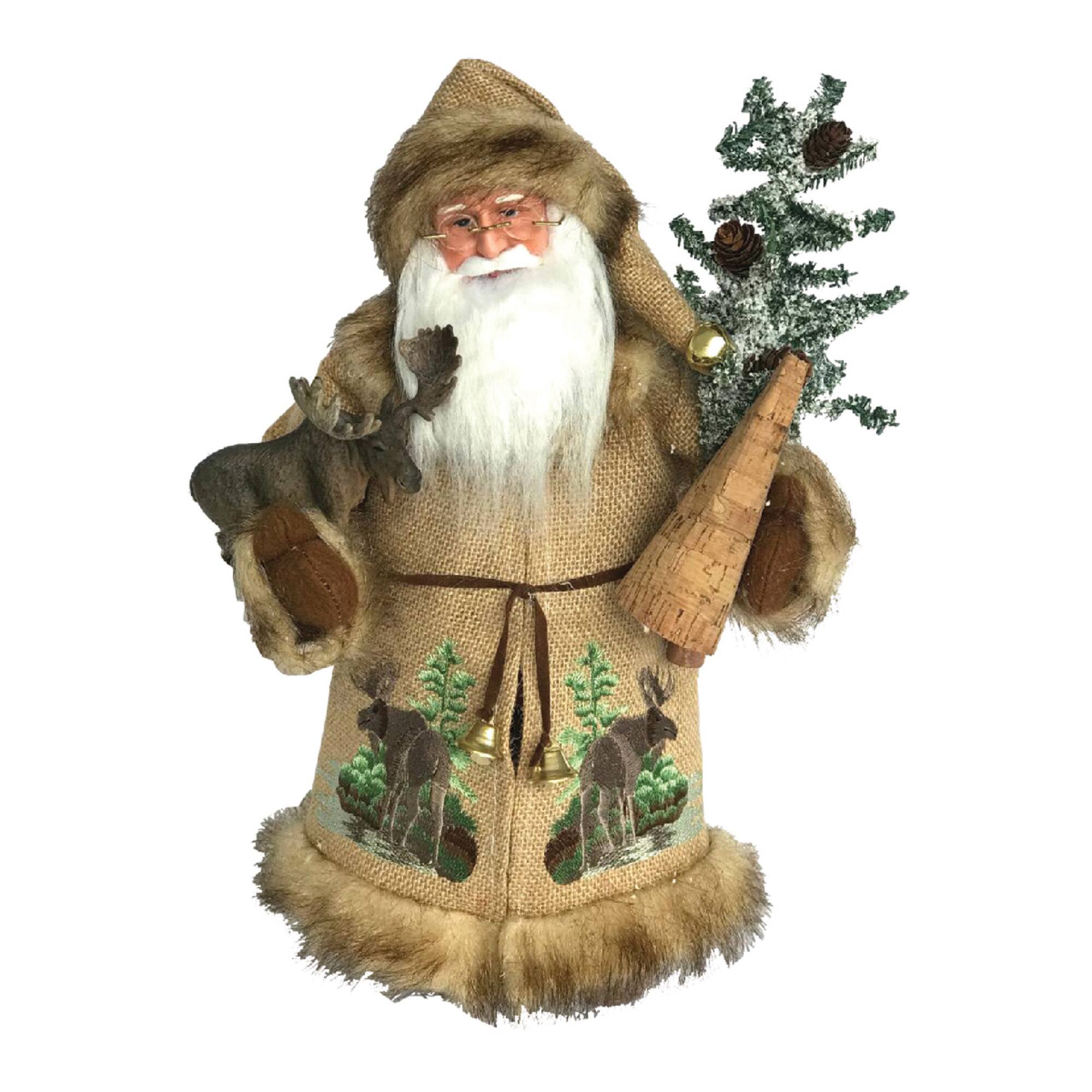 Santa's Workshop 15" Moose Bay Claus
